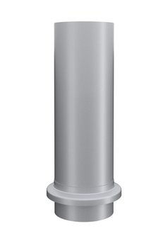 Lindab HWA Buis Afvoer-verbindstuk met kraag BUTK - Diam 100 mm - Verzinkt Staal Majestic