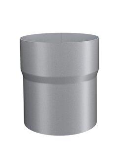 Lindab HWA Buis Verbindingsmof SRORM - Mof/Verjongd Spie - Diam 75 mm - Kleur Zilver Metallic 045