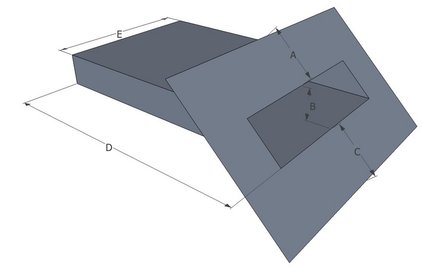 Spuwer Lood - Model Schuin 1