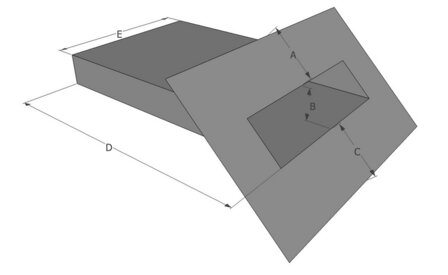 Spuwer PVC - Model Schuin 1