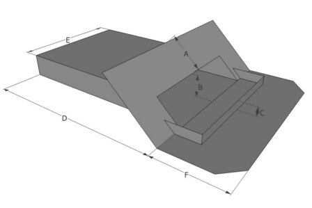 Spuwer PVC - Model Schuin 3