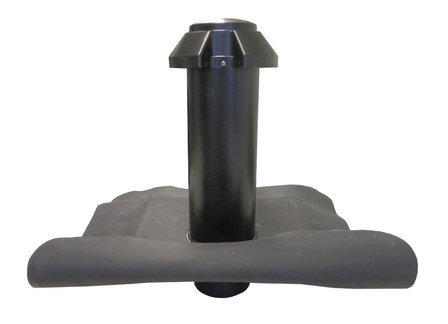 Dubbelwandige Ontluchting PE-EPDM  Diam 160 mm + Kap PE