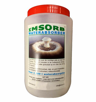 Imsorb water absorptie bus