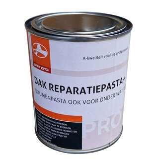 Dak reparatiepasta voor Bitumen dak- Blik a 750 ml