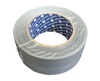 Ducttape 50mm x 50mtr Ducttape 310 Universal zilver hotmelt belijming (1558)