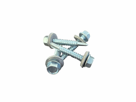 Zelfborendeschroef DIN7504-k 3/8  EV 6,3x25 mm incl. neopreenring 16mm - 250