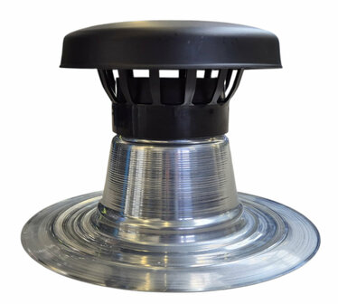 AGS Dubbelwandige Ontluchting diam 160 mm - PP kap 