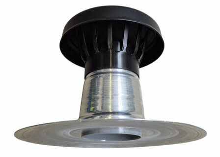 AGS Dubbelwandige Ontluchting diam 125 mm - Mof