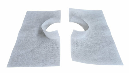 SolidProof Polyester vlies Manchet diam 110 - 2 delen open