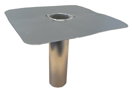 Onderuitloop Aluminium  Diam 60 - Lang 30 cm