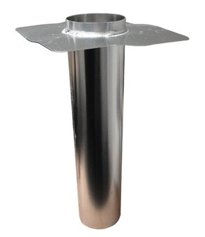 Noodoverloop Aluminium  Diam 60 - Lang 33 cm