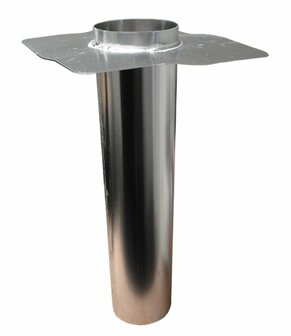 Noodoverloop Aluminium  Diam 90 - Lang 33 cm