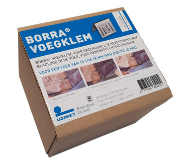 Borra Voegklem RVS - Groot - Doos a 100 stuks