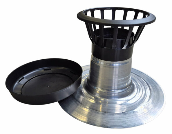 AGS Dubbelwandige Ontluchting diam 110 mm - PP kap los