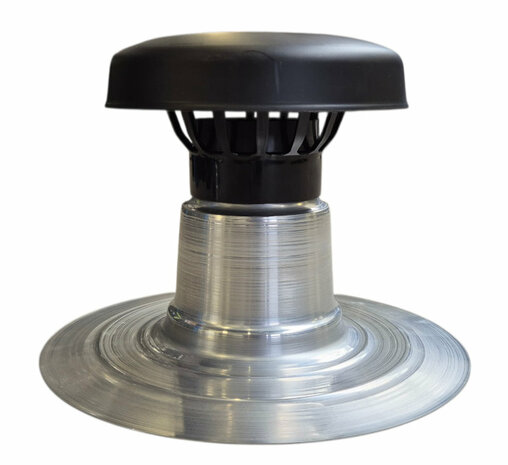 AGS Dubbelwandige Ontluchting diam 90 mm - PP kap 