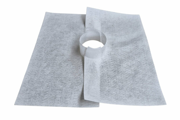 SolidProof Polyester vlies Manchet diam 80 - 2 delen dicht