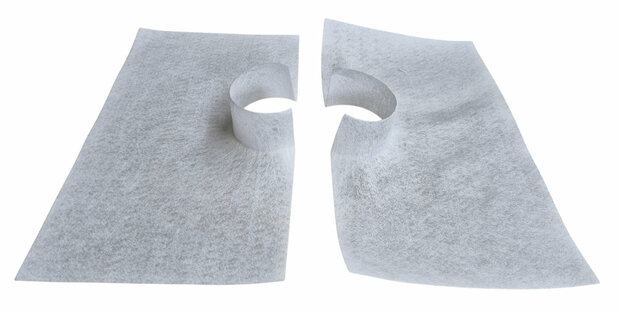 SolidProof Polyester vlies Manchet diam 80 - 2 delen open