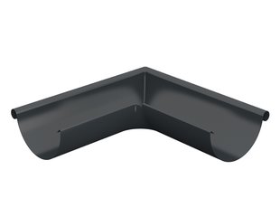 Lindab Dakgoot Buitenhoek RVY - 90gr - Diam 150 mm - Kleur Grafiet Grijs  035