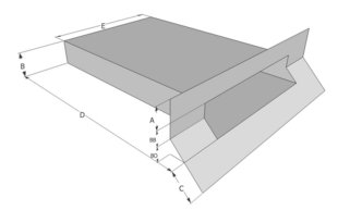 Spuwer Aluminium - Model Haaks/Schuin 1