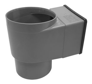 AGS DakTap® - Stadsuitloop van Gerecycled PP - 60x100  diam 80 incl Rubber manchet