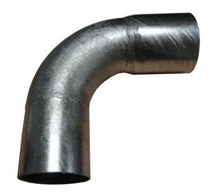 HWA Bocht Staal Verzinkt - Diam 80 mm - 87 gr - Met Mof