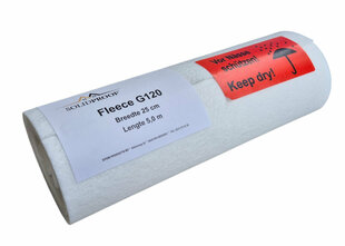 SolidProof Polyester vlies G120 - Rol a 25 cm x 5 mtr